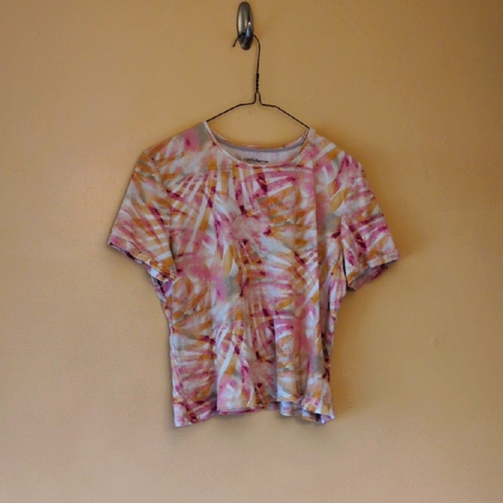 tie-dyeish top